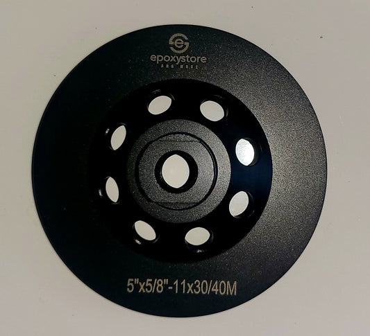 5" ESM 12 Seg Wave "Old Faithful" Turbo Cup Wheel 30/40 Grit Medium
