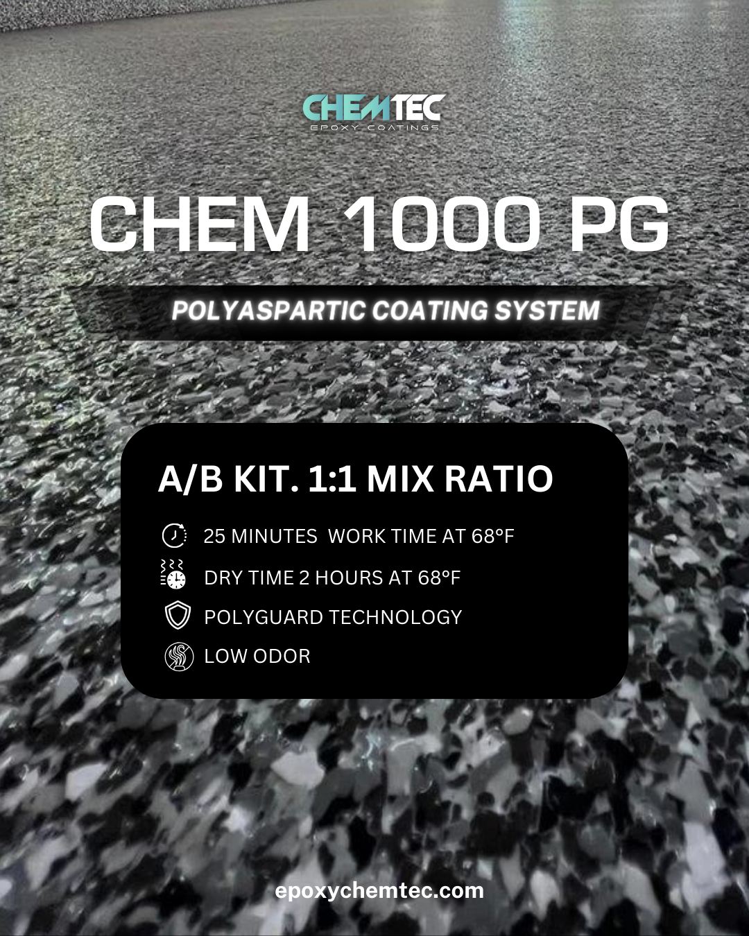 CHEM 1000 PG POLYASPARTIC 2 GALLON