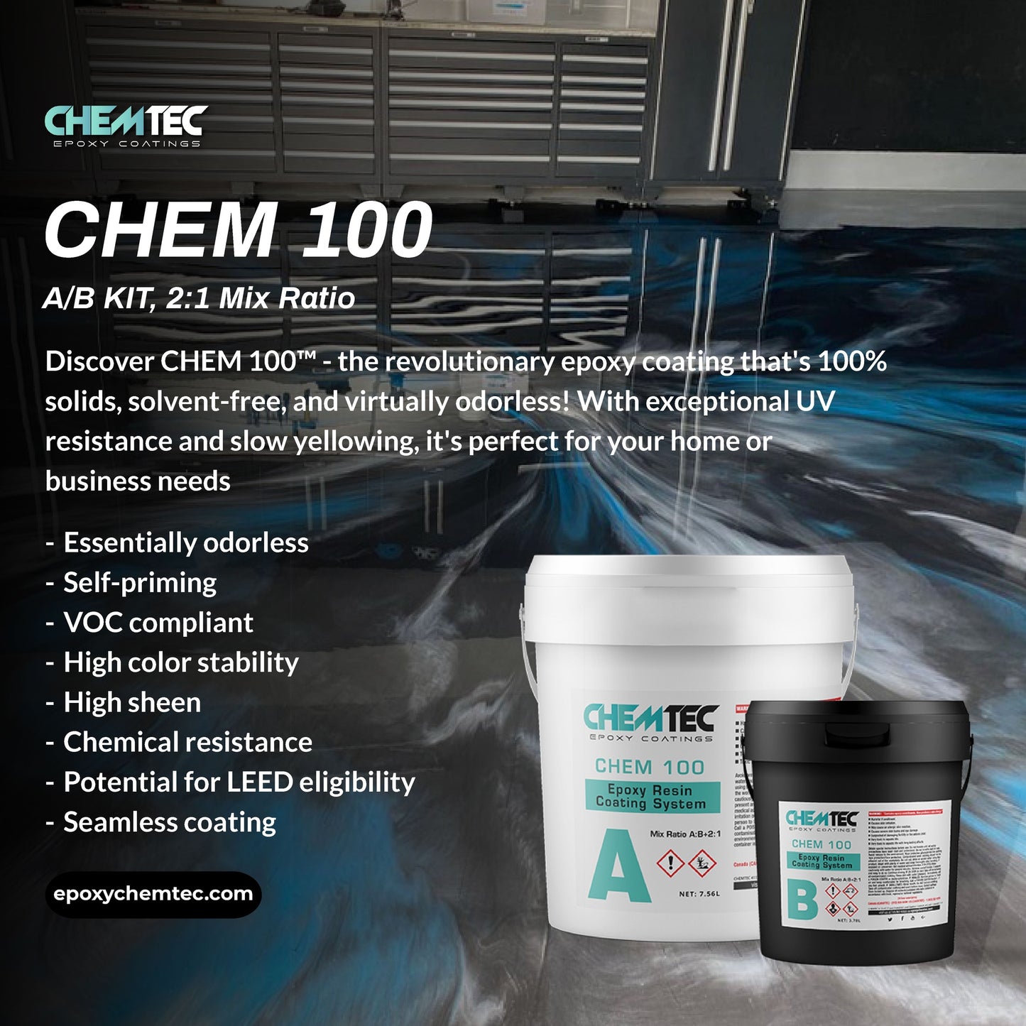 CHEM 100 EPOXY 3 GALLON