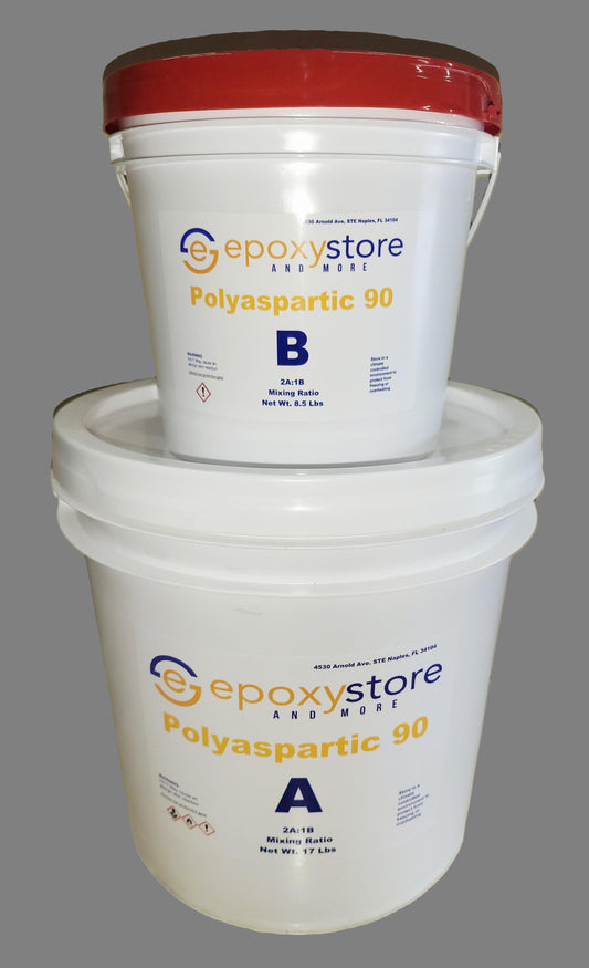 EPOXY STORE AND MORE 90% SOLIDS POLYASPARTIC 3 GALLON