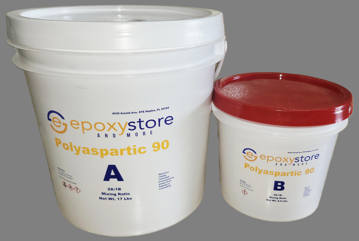 EPOXY STORE AND MORE 90% SOLIDS POLYASPARTIC 3 GALLON