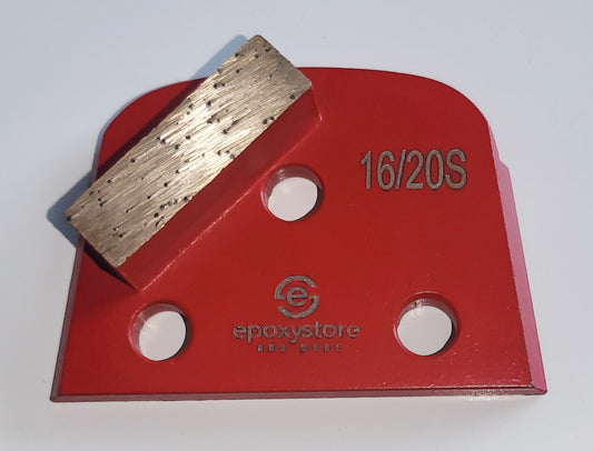 ESM Single Bar 16/20 Grit Soft w/9mm holes