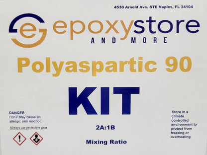 EPOXY STORE AND MORE 90% SOLIDS POLYASPARTIC 3 GALLON